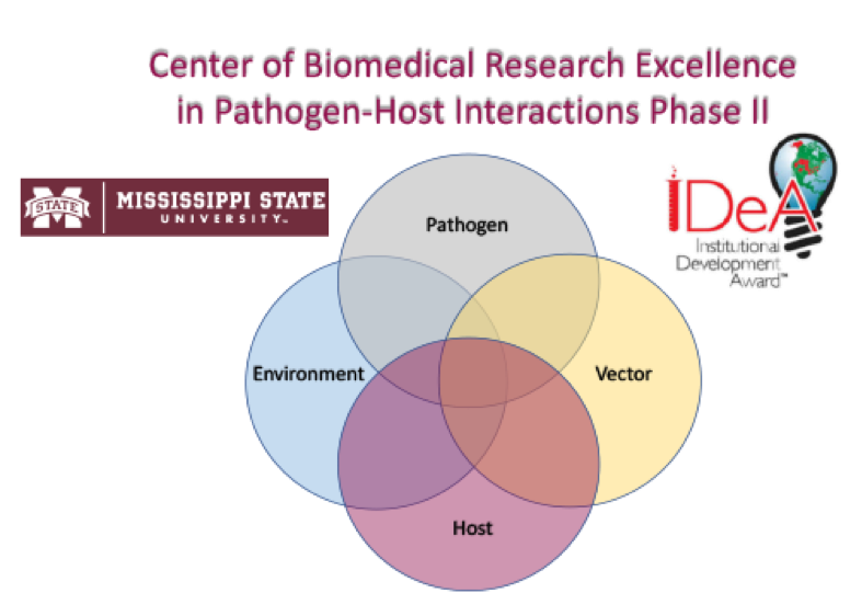 Center of Biomedical Research Excellence in Pathogen-Host Interactions Graph